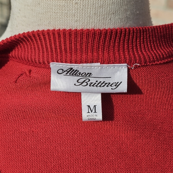 Allison Brittney red & black design dress - Picture 4 of 5